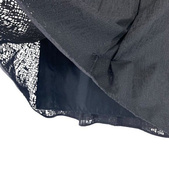 Elegant Black A-Line pleated Skirt by Laura Petite size 6 - Picture 8 of 11